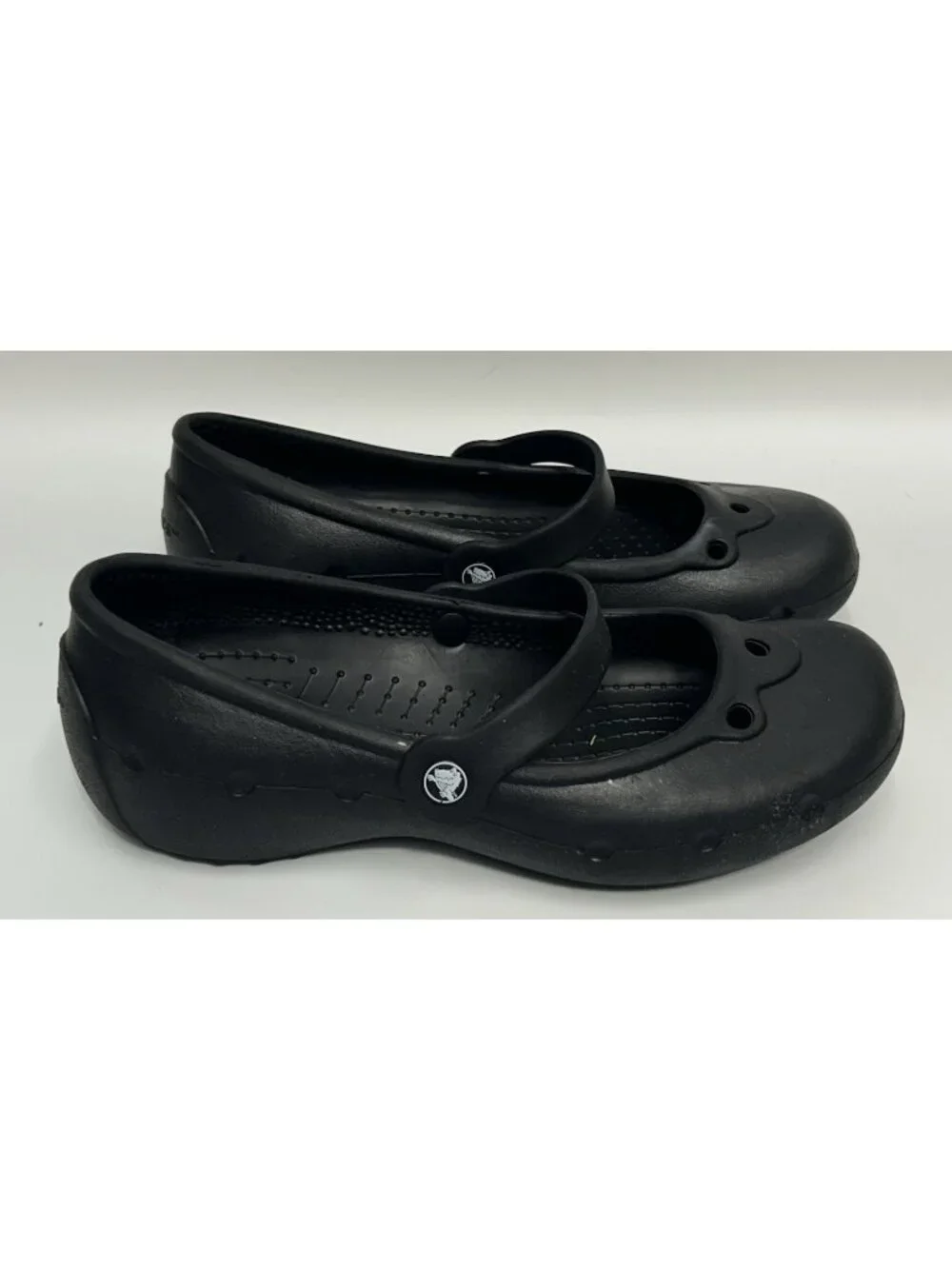 CROCS Classic Mary Jane Clog Kids Junior 3/5 Black Girls